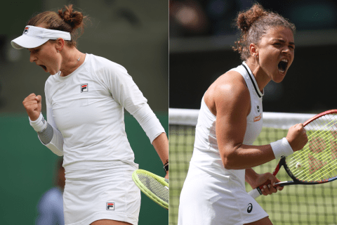 Krejcikova derrotó a Rybakina y disputará la final de Wimbledon con Paolini