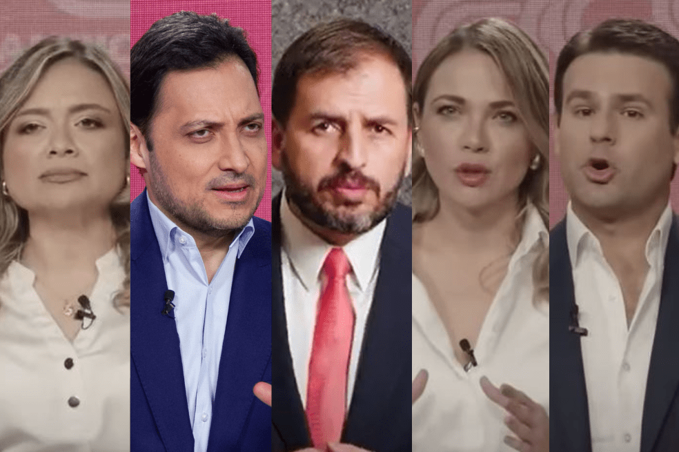 Los congresistas Lina María Garrido, Carlos Fernando Motoa, Andrés Forero, Carolina Arbeláez y Jorge Benedetti fueron los voceros de sus respectivos partidos.