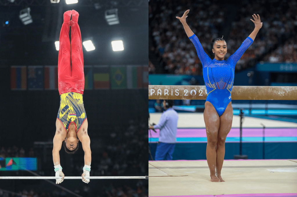 Ángel Barajas, finalista de Barra Fija, y Luisa Blanco, finalista de All Around.
