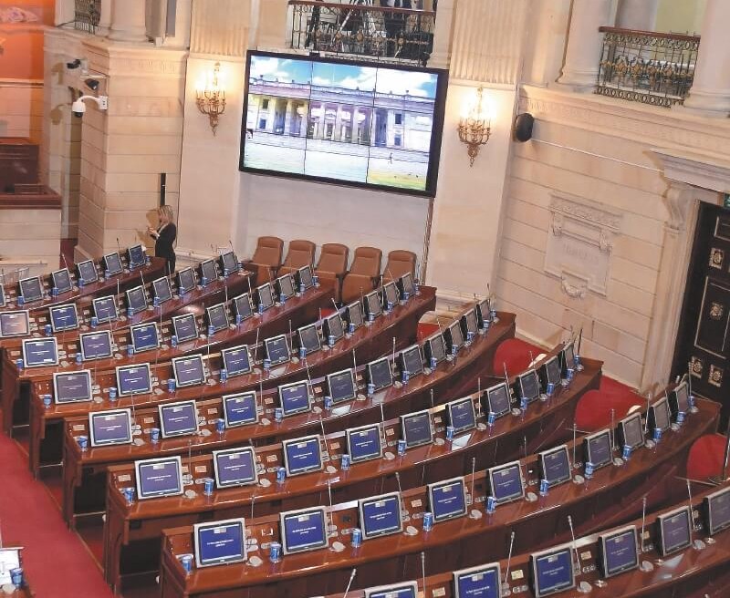En el Congreso hay propuestas para sesionar virtualmente. / Gustavo Torrijos