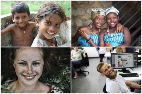 Los seres humanos utilizan 17 gestos para transmitir felicidad, la emoción con más variedad en todo el mundo