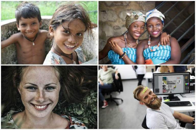 Los seres humanos utilizan 17 gestos para transmitir felicidad, la emoción con más variedad en todo el mundo