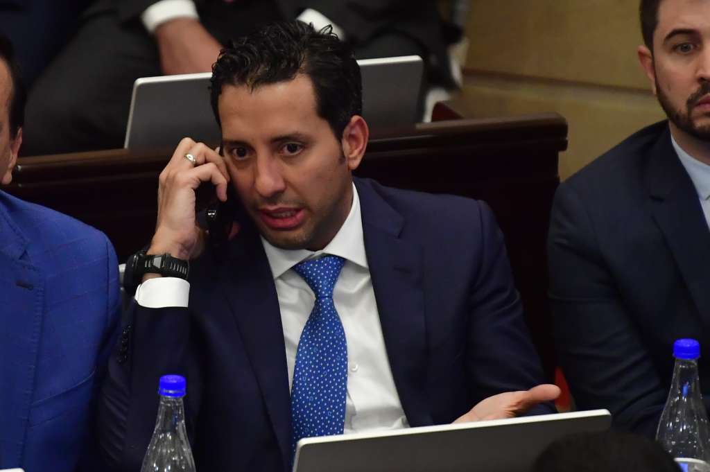 El nuevo presidente de la Cámara, Julián López (Partido de la U).