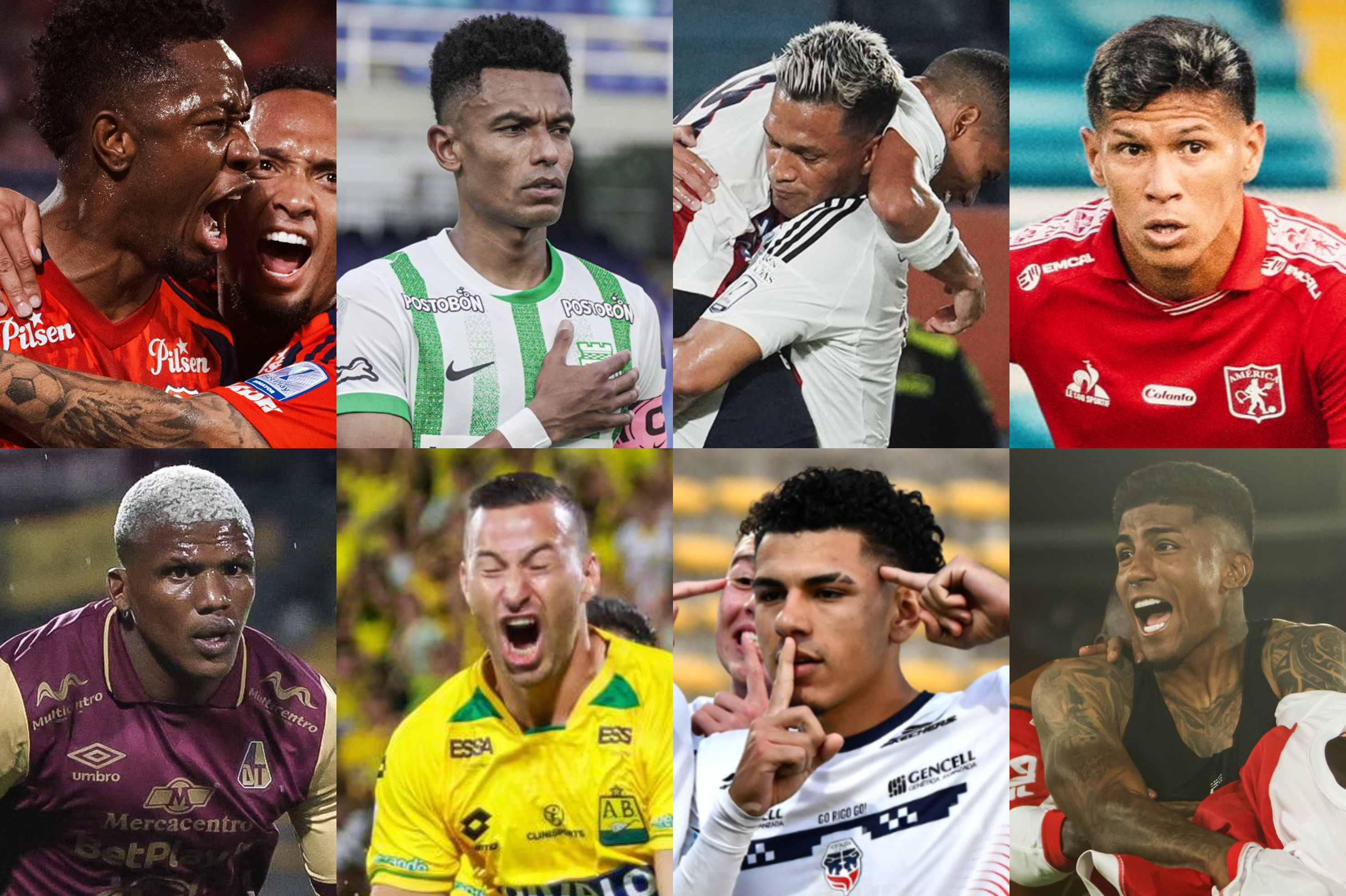 DIM, Nacional, Junior y América conforman el grupo A, mientras que en el B están: Tolima, Bucaramanga, Fortaleza y Santa Fe.