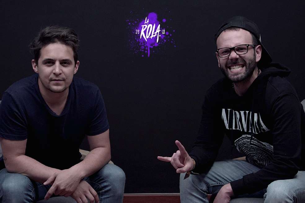 José Baquero y Camilo Guzmán comenzaron el proyecto de “La Rola” en televisión en 2014. / Cortesía