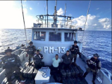 Tres colombianos detenidos por transportar 1,2 toneladas de cocaína a El Salvador