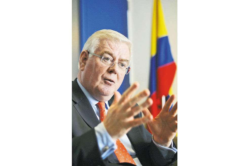 Eamon Gilmore, enviado especial de la UE para el proceso de paz. / Cristian Garavito - El Espectador