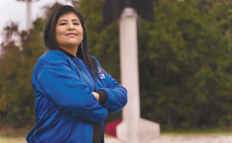 Aracely Quispe nació y se formó hasta la educación superior en Perú. / Cortesía