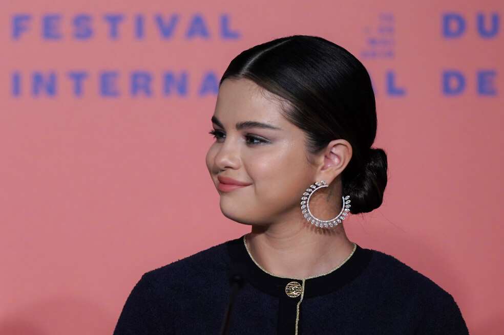 Selena Gomez en el Festival de Cannes. / AFP