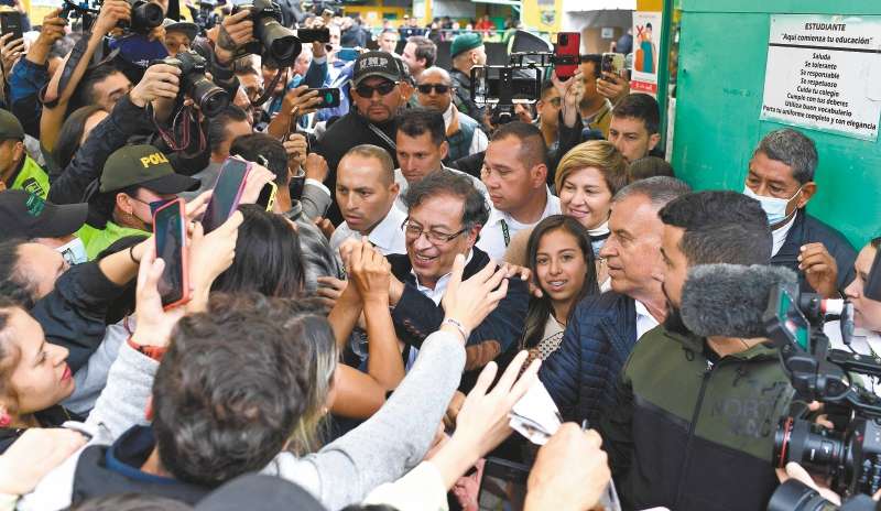 El candidato presidencial cosechó en Bogotá uno de cada cinco votos en esta primera vuelta.