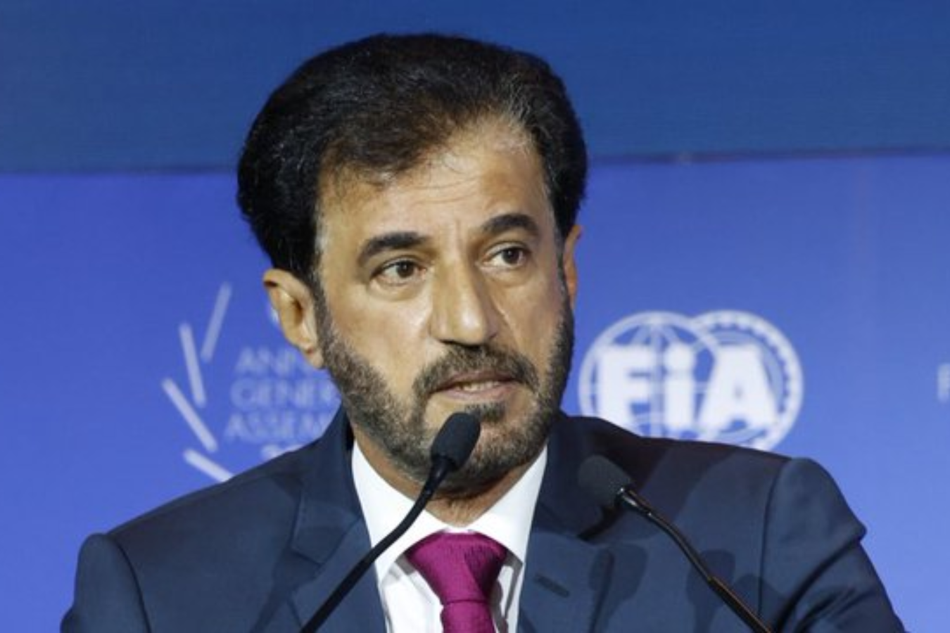 Mohammed ben Sulayem, presidente de la FIA, anunció la sede del American Congress 2022 en una rueda de prensa.