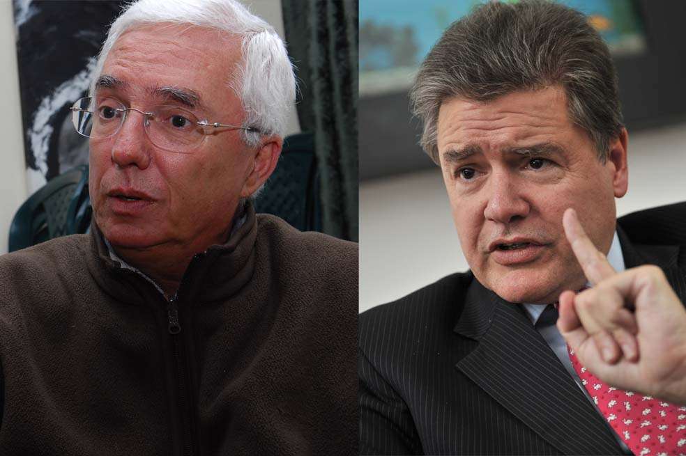 Senadores Jorge Robledo y Juan C. Vélez, miembros de la “bancada cafetera”.