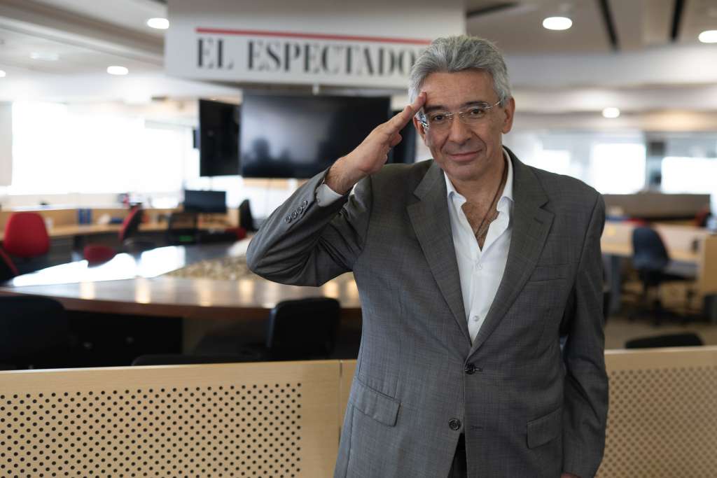 Enrique Gómez, cabeza de lista de Salvación Nacional al Senado.