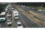Cierres en estaciones de TransMilenio ocasionan congestión vehicular en la Autopista Norte