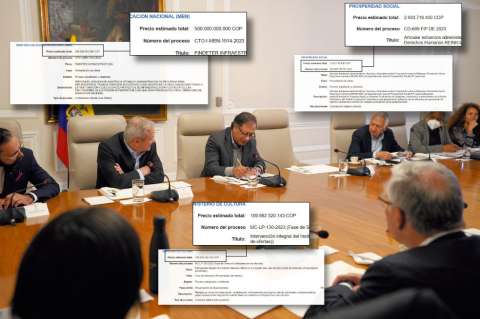 Así cerró la contratación en la Casa de Nariño y los ministerios en 2023