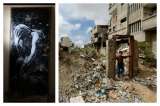 Habitante de Gaza vende graffiti de Banksy por 180 dólares