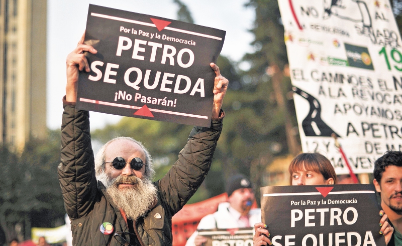 El intento de revocatoria del mandato del exalcalde Gustavo Petro ha sido el más reciente. La promovió el excongresista Miguel Gómez Martínez. / El Espectador