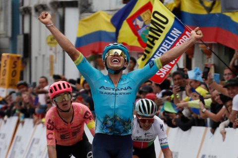 Harold Tejada, triunfazo y liderato en la segunda etapa del Tour Colombia 2024