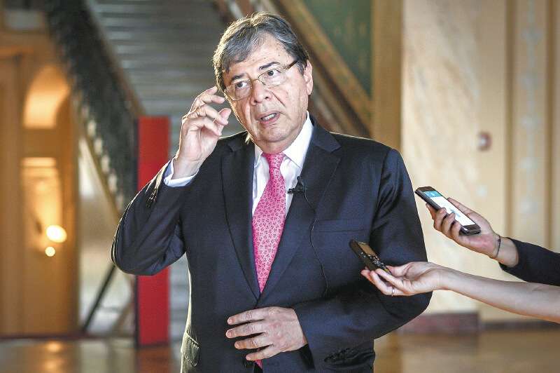 Carlos Holmes Trujillo, canciller. / AFP