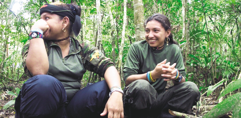 El documental “Mujeres de las Farc” se realizó en los Llanos del Yarí. / Cortesía