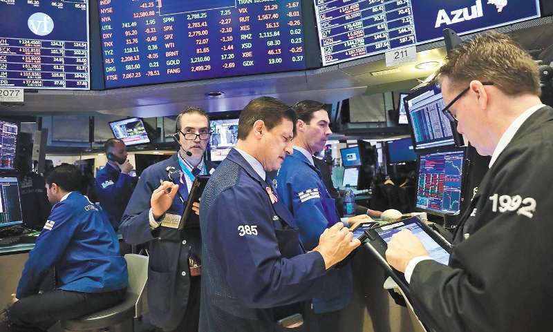 Wall Street cayó este jueves por segundo día consecutivo. / AFP