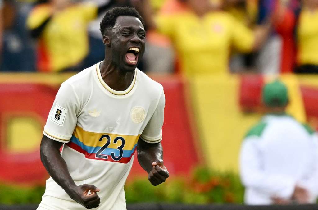 Dávinson Sánchez abrió el marcador en el duelo entre Colombia y Chile, por la décima fecha de las eliminatorias sudamericanas.