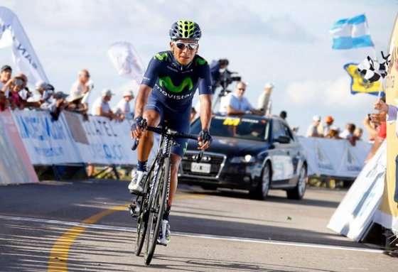 Nairo Quintana, uno de los rivales a batir en la Vuelta al País Vasco. Foto: Movistar