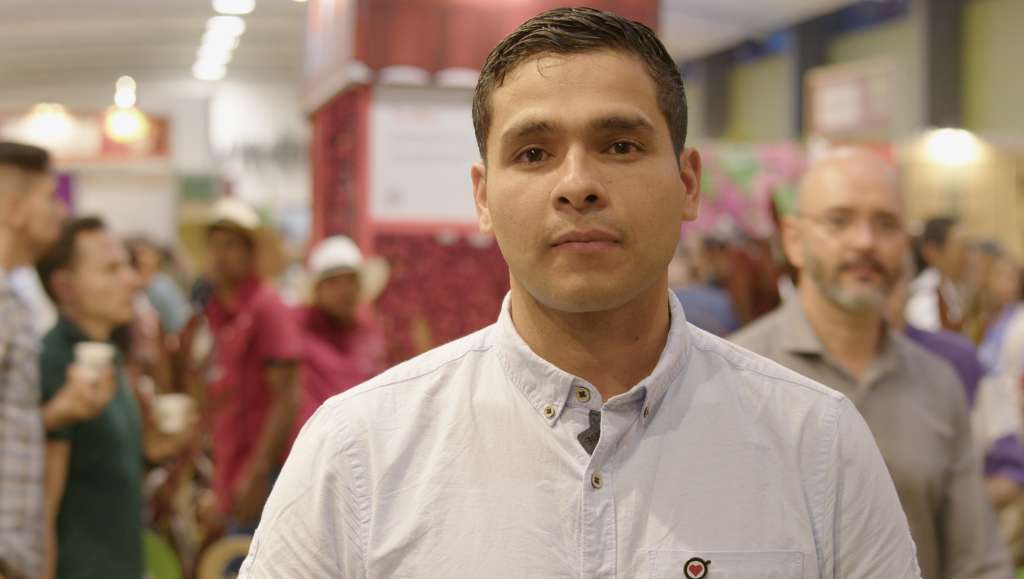 Diego Campos trabaja en “Amor Perfecto”,
marca colombiana de cafés especiales.