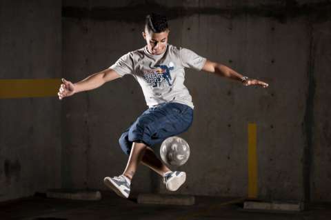 Boyka, subcampeón mundial de fútbol de estilo libre