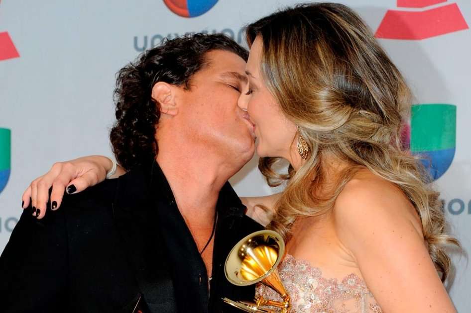 Carlos Vives y su esposa Claudia Elena Vásquez.
