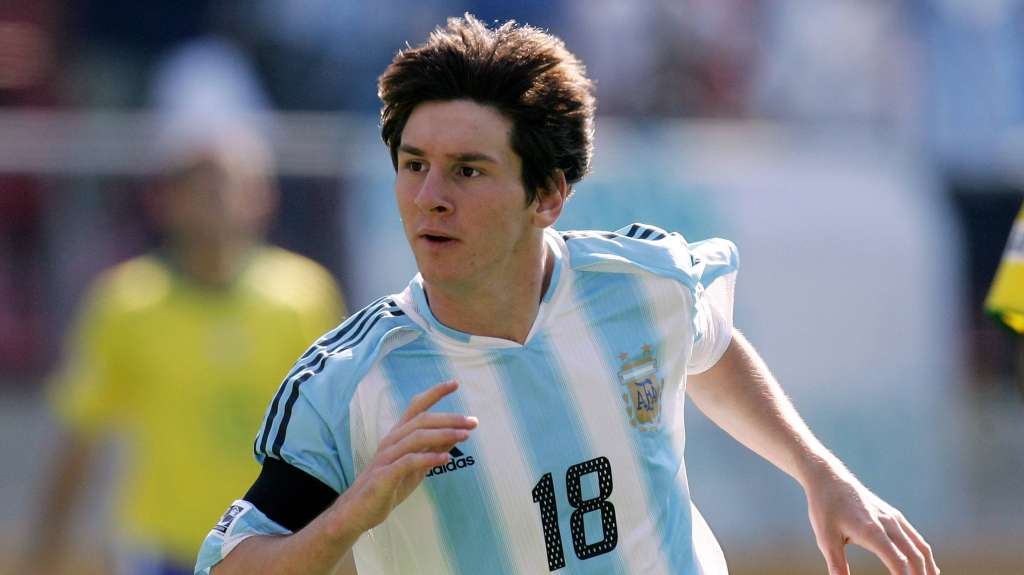 Lionel Messi, figura del Mundial Sub-20 de Países Bajos 2005.