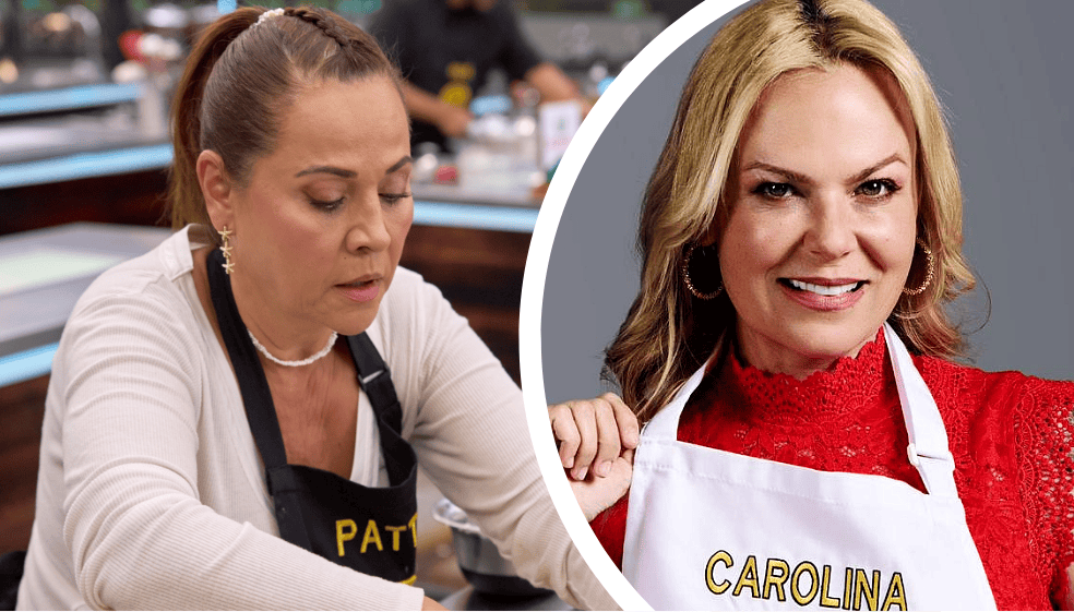 Patricia Grisales y Carolina Sabino en 'MasterChef Celebrity'.