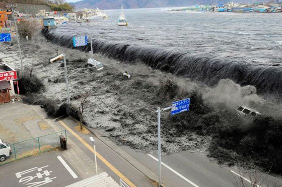 Imagen de del maremoto de 2011 que azotó a Japón/ AFP