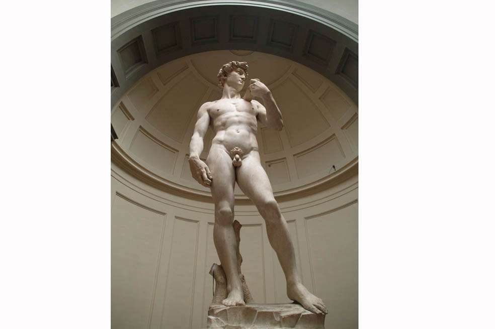 ‘David’, la escultura tallada en mármol, fue iniciada en 1501, cuando Miguel Ángel tenía 25 años, y terminada en 1504. / Flickr - philip_sheldrake