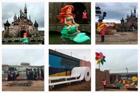 Banksy monta su Disneylandia