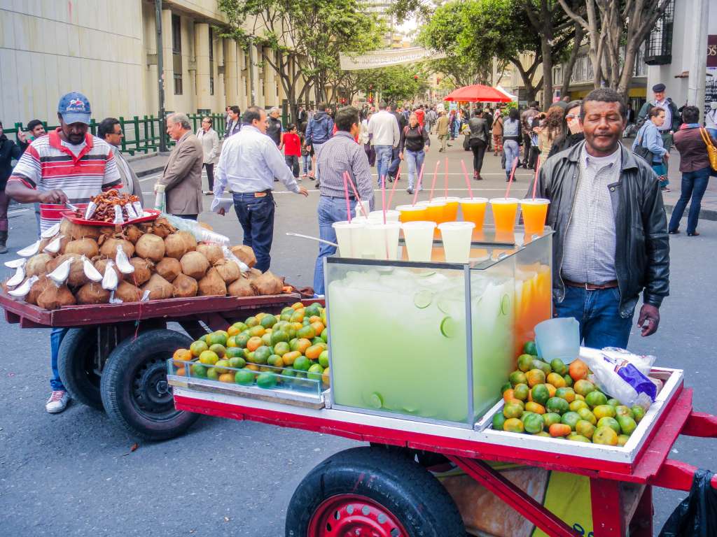 Comida callejera Bogotá