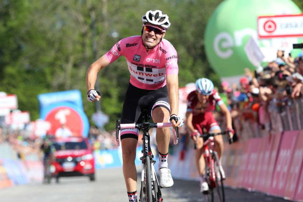 Tom Dumoulin ciclista del Sunweb. / AFP