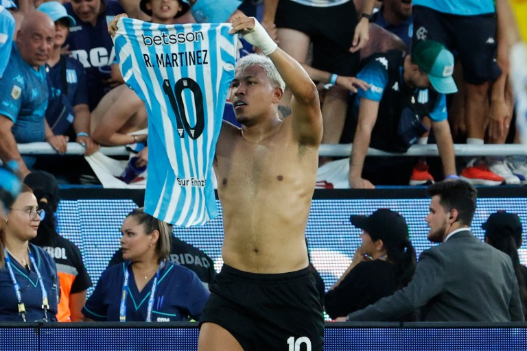 Vea el gol de Roger Martínez que selló el título de la Sudamericana para Racing