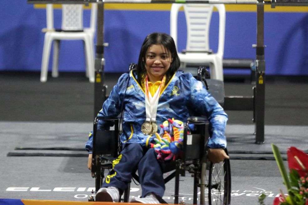 María José Movilla, una de las medallistas más destacadas para Colombia este viernes.