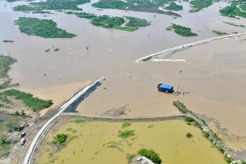 Aumenta la emergencia en el sector de Caregato, en La Mojana