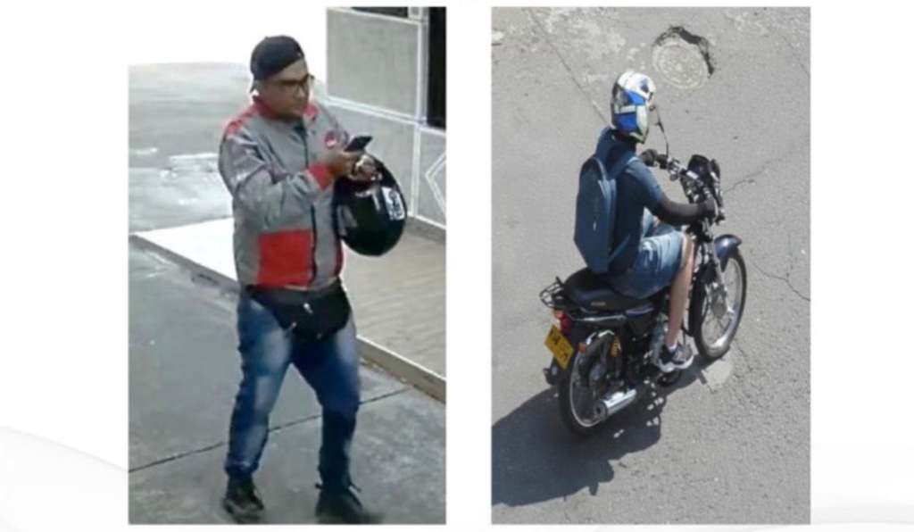 La Policía Metropolitana de Bucaramanga revisa cámaras de seguridad y ofrece una recompensa de hasta 10 millones COP por información que permita capturar a los presuntos homicidas.