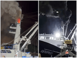 Se incendió en Cartagena uno de los barcos que pescan atún Van Camp’s