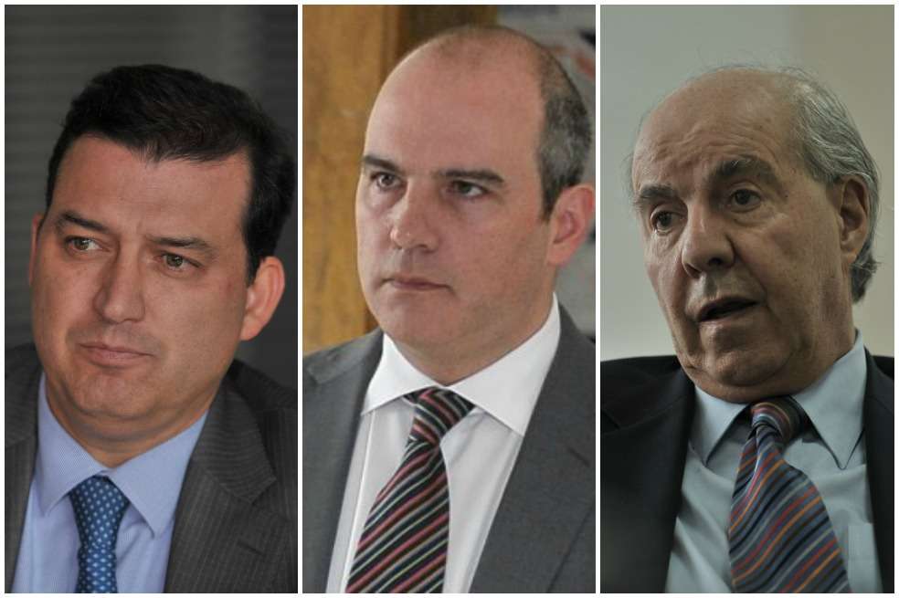 Juan Carlos Ortiz, Tomás Jaramillo y Víctor Maldonado. Archivo