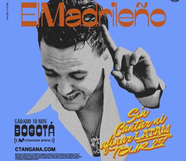 C. Tangana, “El Madrileño”, anuncia su próximo show en Bogotá