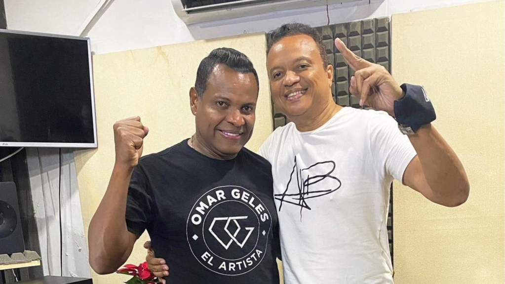 Juancho Geles y su hermano, el desaparecido Omar Geles.