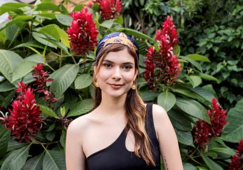 Ella creó una marca de ropa femenina bajo el concepto de moda lenta y consciente