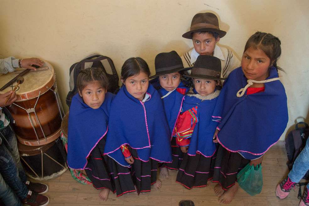 En Totoró (Cauca) los bailes y el folclor siguen vivos incluso, en los más pequeños. /Juan Camilo Serrano