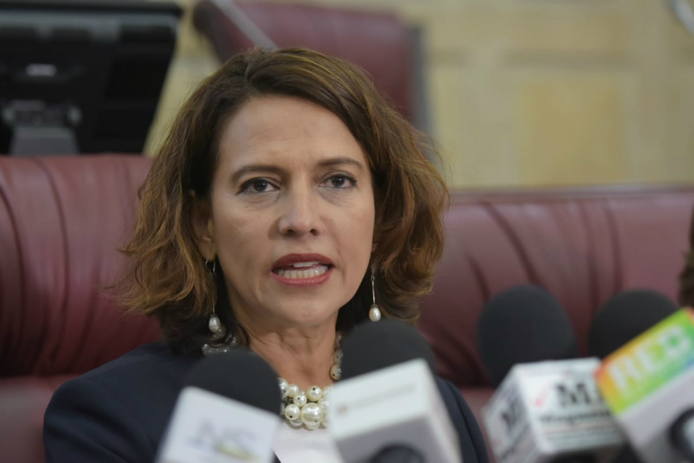 Nancy Patricia Gutiérrez, ministra del Interior, radicó un paquete de proyectos para combatir la corrupción. / Ministerio del Interior
