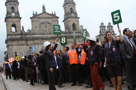 Este miércoles Bogotá y 50 municipios del país participarán en un simulacro de evacuación