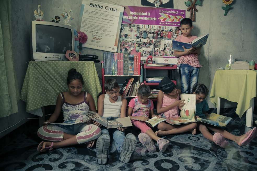 Hay 46 Bibliocasas: Dos en Antioquia, dos en Bolívar, 15 en Córdoba, cuatro en Magdalena, tres en Norte de Santander, cuatro en Risaralda, seis en Sucre, dos en Tolima y ocho en el Valle del Cauca.